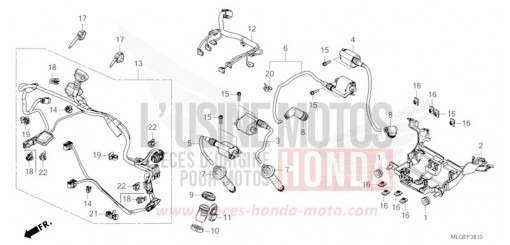 SUB HARNESS/IGNITION COIL CRF1100A4P de 2023
